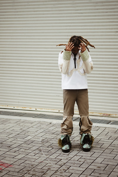"A" Quarter Zip Carpenter Shirt