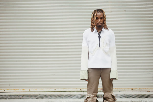 "A" Quarter Zip Carpenter Shirt